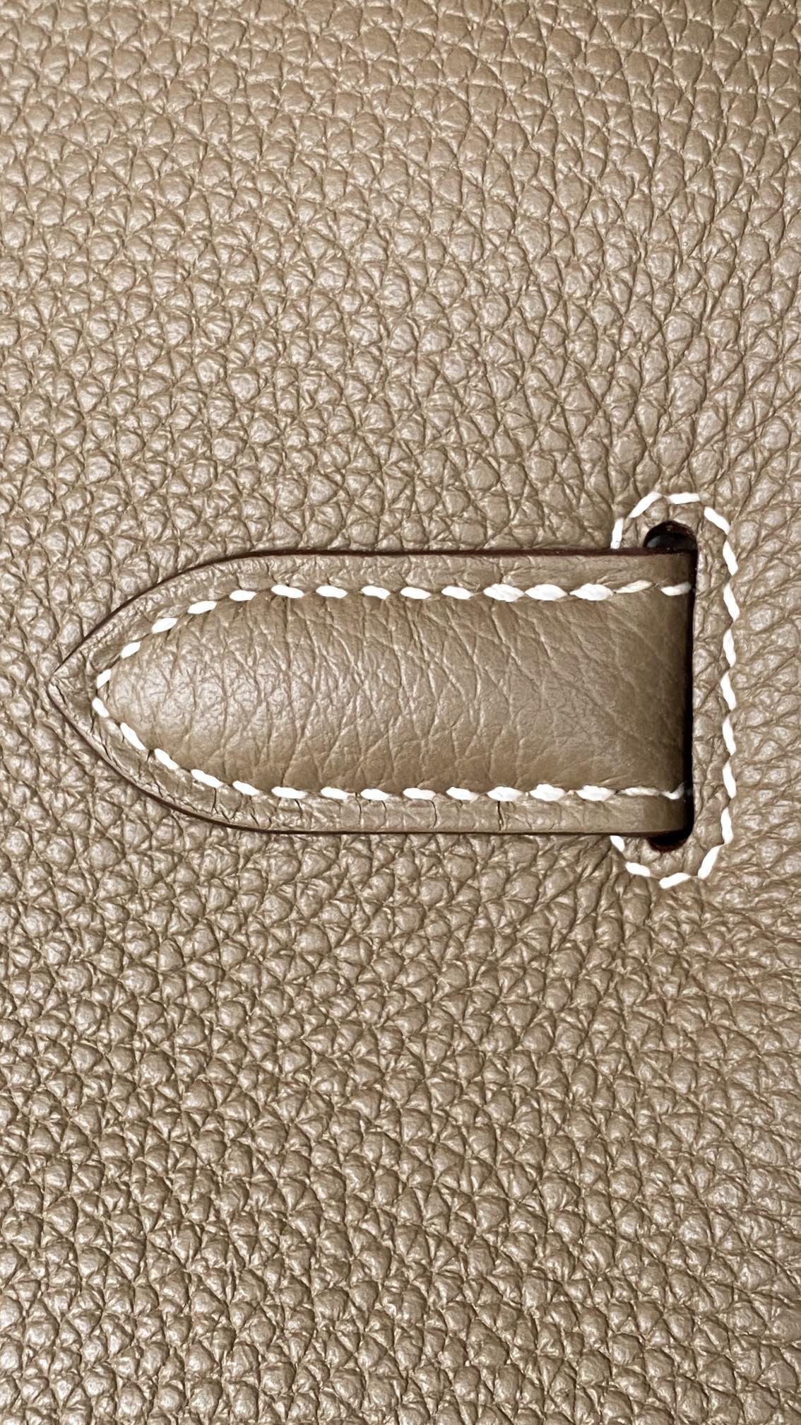 Hermès Birkin 35 Etoupe Togo Leather Palladium/Silver Hardware (100% Handmade)