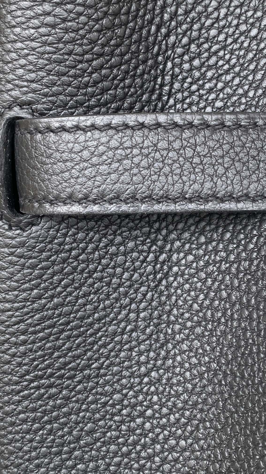 Hermès Birkin 40 Black Togo Leather Palladium/Silver Hardware (100% Handmade)