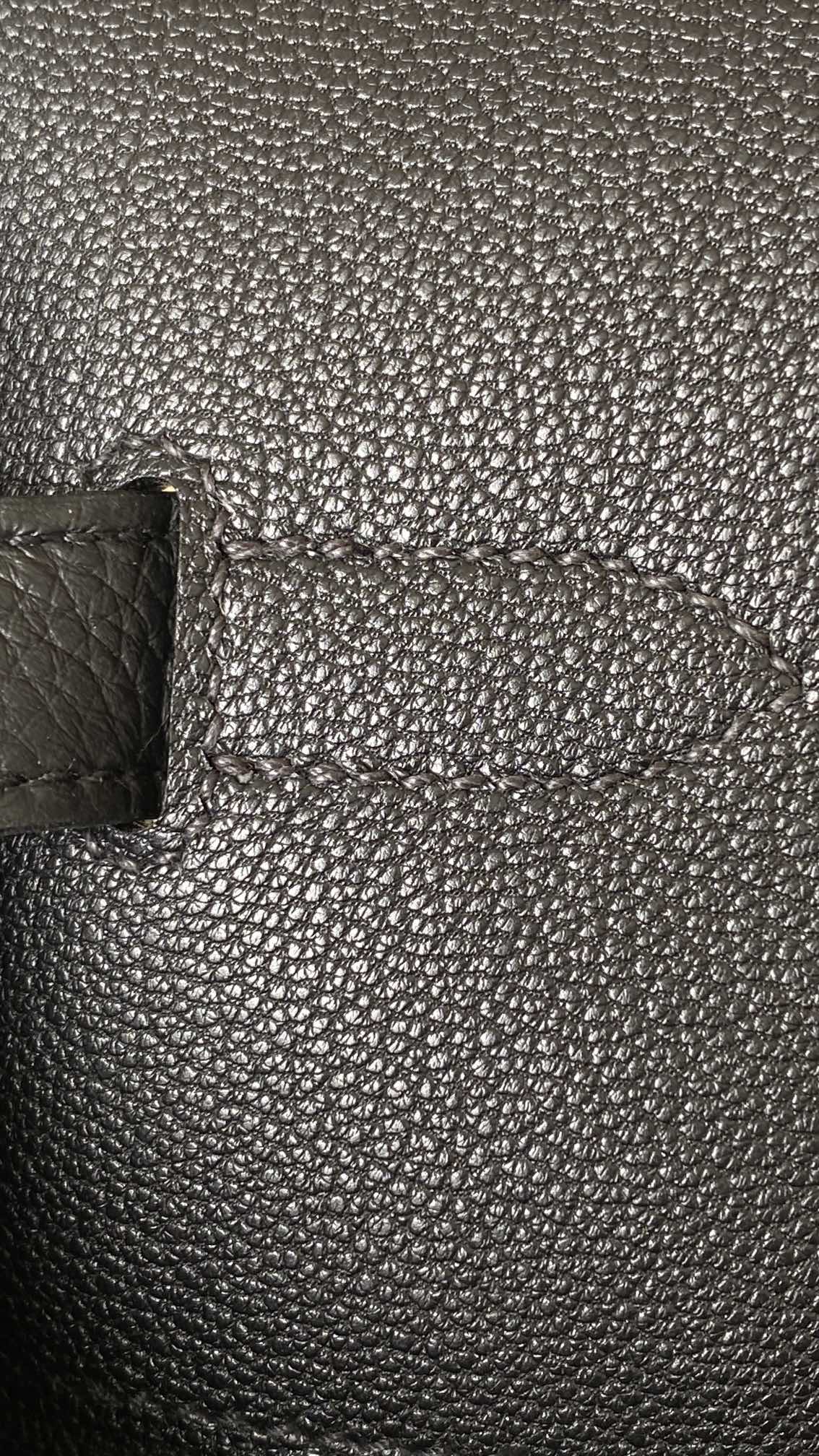 Hermès Birkin 40 Black Togo Leather Palladium/Silver Hardware (100% Handmade)