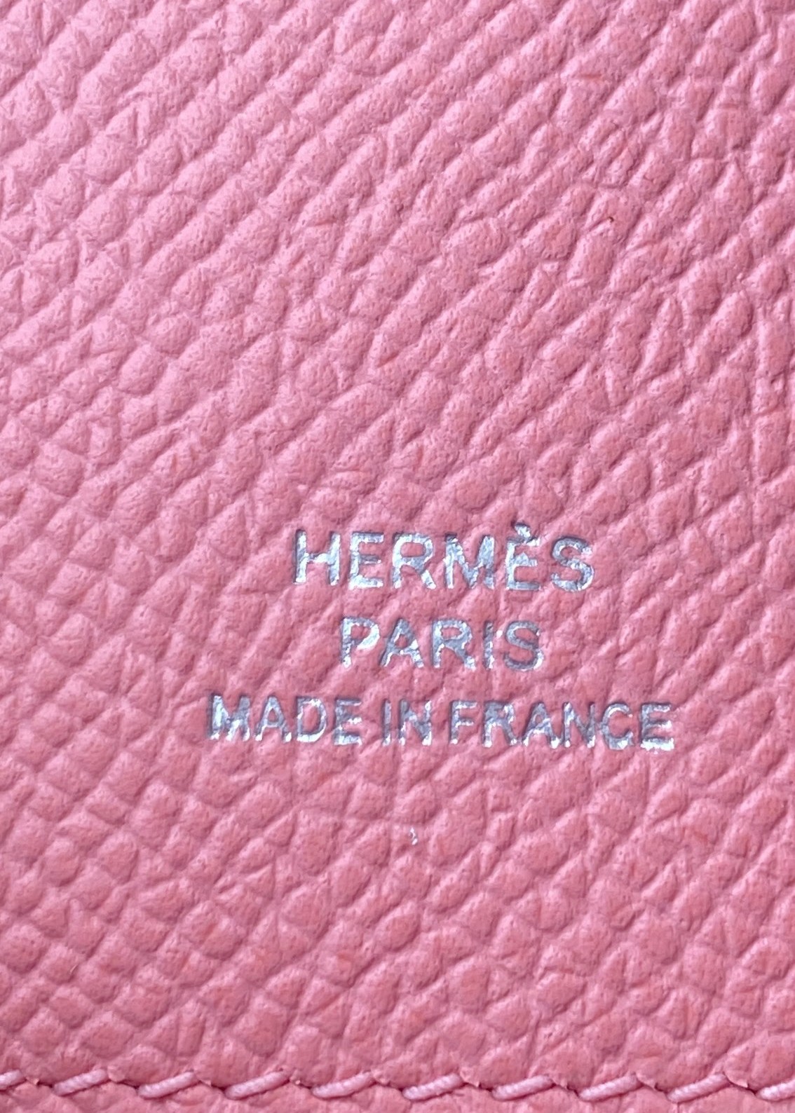 Hermès Kelly Pochette Rose d’Ete Epsom Leather Palladium/Silver Hardware (100% Handmade)