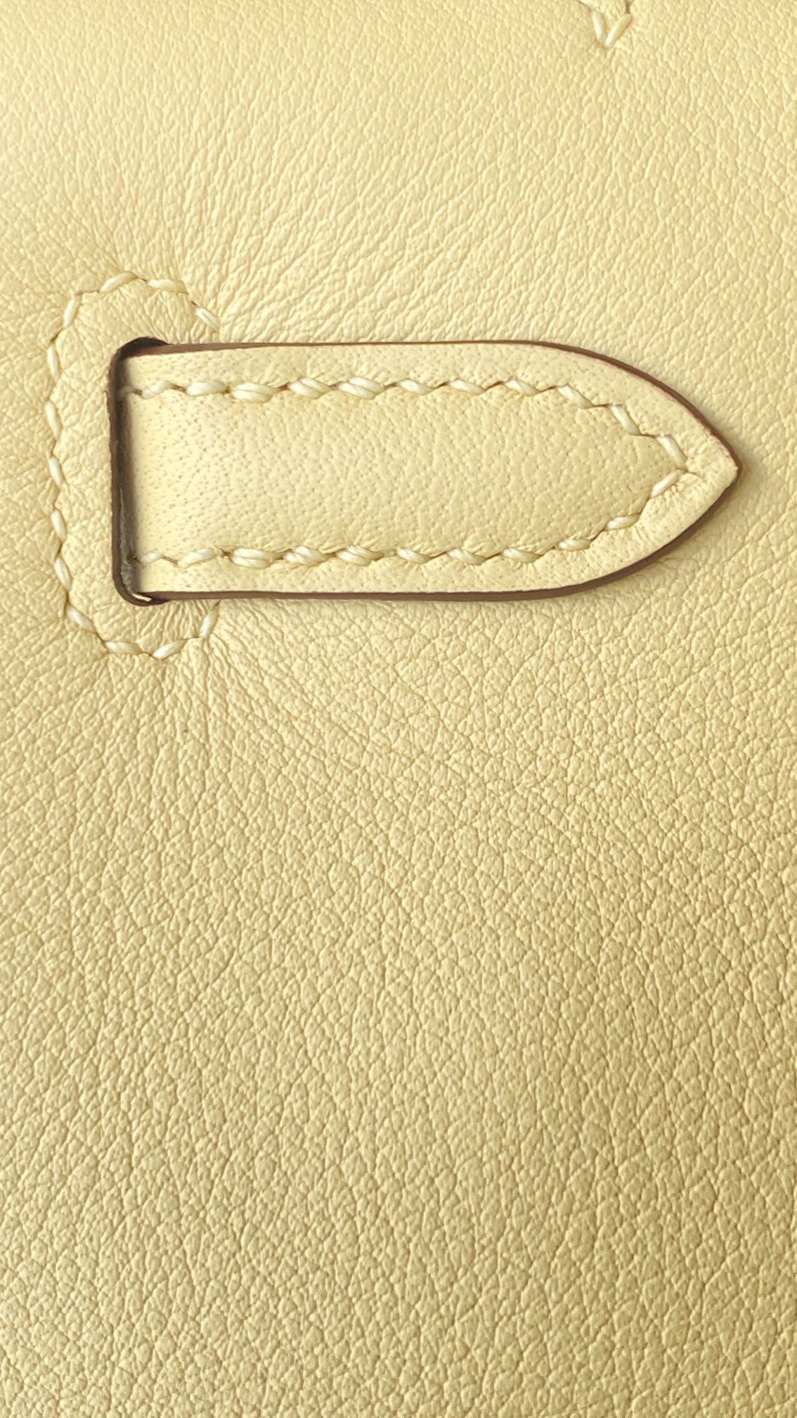 Hermès Kelly Pochette Jaune Poussin Swift Leather Palladium/Silver Hardware (100% Handmade)