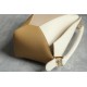 LOEWE Small Tri-Color Puzzle bag in classic calfskin Angora/Dusty Beige/Gold