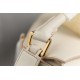 LOEWE Small Tri-Color Puzzle bag in classic calfskin Angora/Dusty Beige/Gold