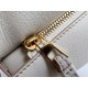 LOEWE Mini Tri-Color Puzzle bag in classic calfskin Angora/Dusty Beige/Gold