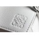 LOEWE Small Puzzle bag in soft grained calfskin Soft White