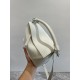 LOEWE Small Puzzle bag in soft grained calfskin Soft White