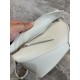 LOEWE Small Puzzle bag in soft grained calfskin Soft White