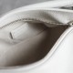 LOEWE Small Puzzle bag in soft grained calfskin Soft White