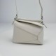 LOEWE Mini Puzzle bag in soft grained calfskin Soft White