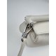 LOEWE Mini Puzzle bag in soft grained calfskin Soft White