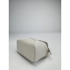 LOEWE Mini Puzzle bag in soft grained calfskin Soft White