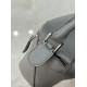 LOEWE Small Puzzle bag in soft grained calfskin Pearl Grey