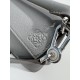 LOEWE Small Puzzle bag in soft grained calfskin Pearl Grey