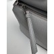 LOEWE Mini Puzzle bag in soft grained calfskin Pearl Grey