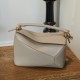 LOEWE Small Puzzle bag in soft grained calfskin Sand