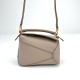 LOEWE Mini Puzzle bag in soft grained calfskin Sand