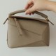 LOEWE Mini Puzzle bag in soft grained calfskin Sand