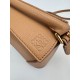 LOEWE Mini Puzzle bag in soft grained calfskin Toffee