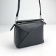 LOEWE Mini Puzzle bag in classic calfskin Black