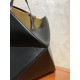 LOEWE Medium Puzzle Fold tote in shiny calfskin Black