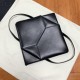 LOEWE Medium Puzzle Fold tote in shiny calfskin Black