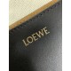 LOEWE Medium Puzzle Fold tote in shiny calfskin Black