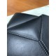 LOEWE Medium Puzzle Fold tote in shiny calfskin Black