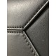 LOEWE Medium Puzzle Fold tote in shiny calfskin Black