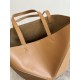 LOEWE Medium Puzzle Fold tote in shiny calfskin Warm Desert