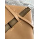 LOEWE Medium Puzzle Fold tote in shiny calfskin Warm Desert