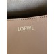 LOEWE Medium Puzzle Fold tote in shiny calfskin Warm Desert