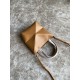 LOEWE Mini Puzzle Fold tote in shiny calfskin Warm Desert