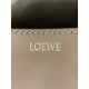 LOEWE Mini Puzzle Fold tote in shiny calfskin Warm Desert