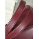 LOEWE Mini/Medium Puzzle Fold tote in shiny calfskin Dark Burgundy