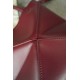 LOEWE Mini/Medium Puzzle Fold tote in shiny calfskin Dark Burgundy