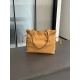 LOEWE Large Flamenco clutch in nappa calfskin Warm Desert