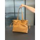 LOEWE Large Flamenco clutch in nappa calfskin Warm Desert