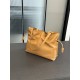 LOEWE Large Flamenco clutch in nappa calfskin Warm Desert