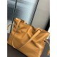 LOEWE Large Flamenco clutch in nappa calfskin Warm Desert