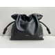 LOEWE Medium Flamenco clutch in nappa calfskin Black