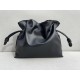 LOEWE Medium Flamenco clutch in nappa calfskin Black