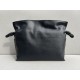 LOEWE Medium Flamenco clutch in nappa calfskin Black