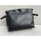 LOEWE Medium Flamenco clutch in nappa calfskin Black