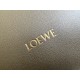 LOEWE Medium Flamenco clutch in nappa calfskin Dark Khaki Green