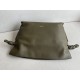 LOEWE Medium Flamenco clutch in nappa calfskin Dark Khaki Green