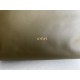 LOEWE Medium Flamenco clutch in nappa calfskin Dark Khaki Green