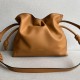 LOEWE Medium Flamenco clutch in nappa calfskin Warm Desert