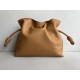 LOEWE Medium Flamenco clutch in nappa calfskin Warm Desert