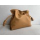 LOEWE Medium Flamenco clutch in nappa calfskin Warm Desert