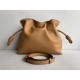 LOEWE Medium Flamenco clutch in nappa calfskin Warm Desert